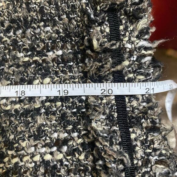 TALBOTS Textured Tweed Wool Blend Pencil Skirt Office Grainy Size 4P Petite - Picture 9 of 9